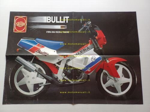 Gilera Bullit 50 depliant poster italiano originale