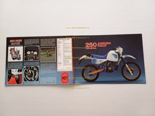 Gilera catalogo produzione 12 modelli 1986 depliant italiano originale