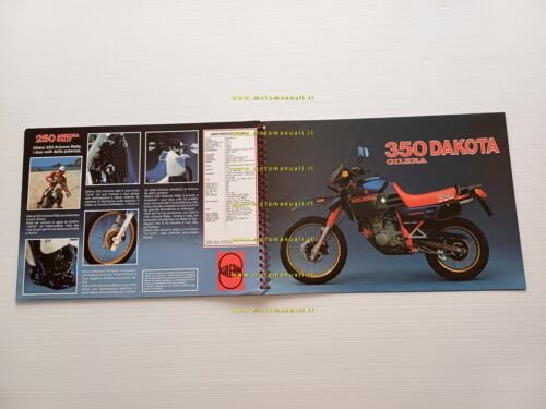 Gilera catalogo produzione 12 modelli 1986 depliant italiano originale
