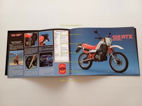 Gilera catalogo produzione 12 modelli 1986 depliant italiano originale