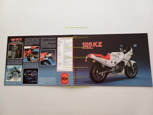 Gilera catalogo produzione 12 modelli 1986 depliant italiano originale