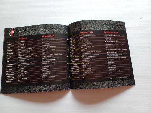 Gilera catalogo produzione modelli 2009 depliant italiano originale