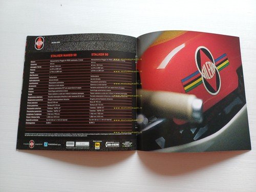 Gilera catalogo produzione modelli 2009 depliant italiano originale