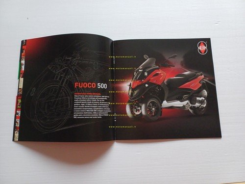 Gilera catalogo produzione modelli 2009 depliant italiano originale