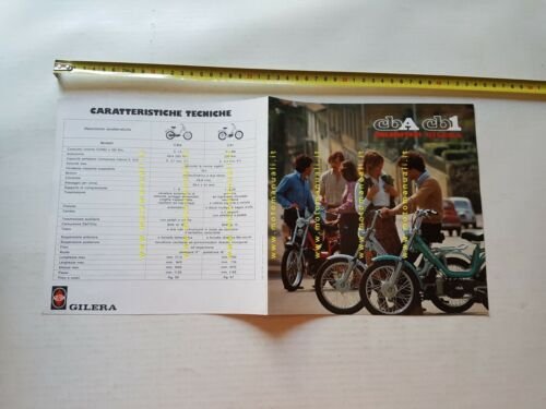 Gilera CB1 CBA 50 1978 depliant Scooter ciclomotore originale epoca …