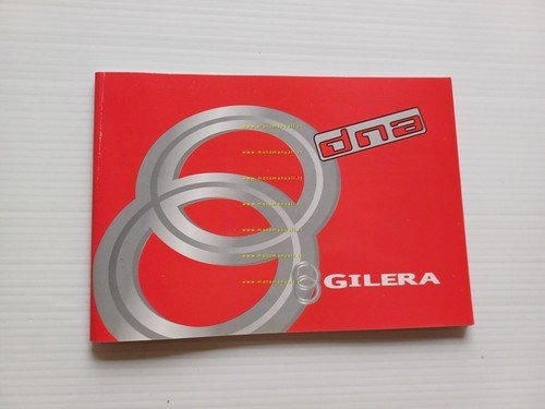 Gilera DNA 50 2000 manuale uso manutenzione originale testo GRECO