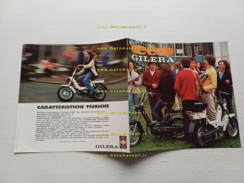 Gilera Eco 50 1979 depliant originale