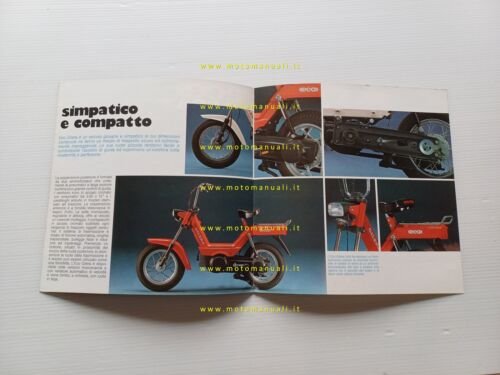 Gilera Eco 50 1981 depliant italiano originale