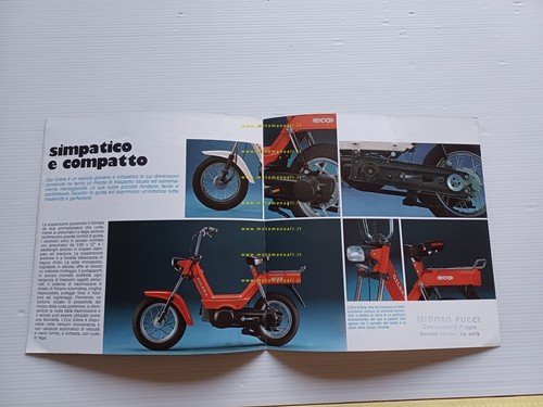 Gilera Eco 50 1981 depliant italiano originale