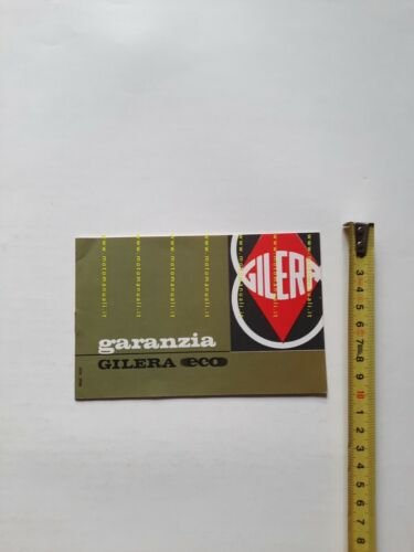 Gilera Eco 50 ciclomotore libretto tessera garanzia originale nuovo no …