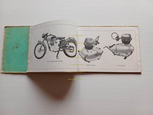 Gilera G 125 Export 1957 catalogo ricambi originale