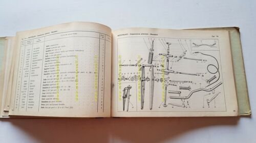 Gilera G 150 Motocarro 2a Serie 1955 CATALOGO RICAMBI originale …