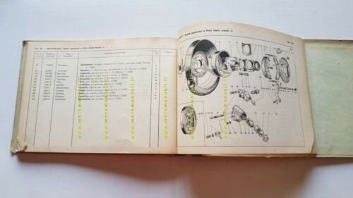 Gilera G 150 Motocarro 2a Serie 1955 CATALOGO RICAMBI originale …