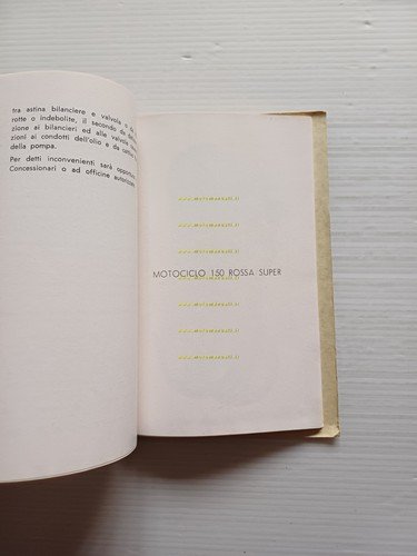 Gilera G 150 SPORT - ROSSA SUPER 1958 manuale uso …