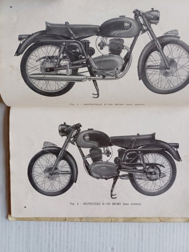Gilera G 150 SPORT - ROSSA SUPER 1959 manuale uso …