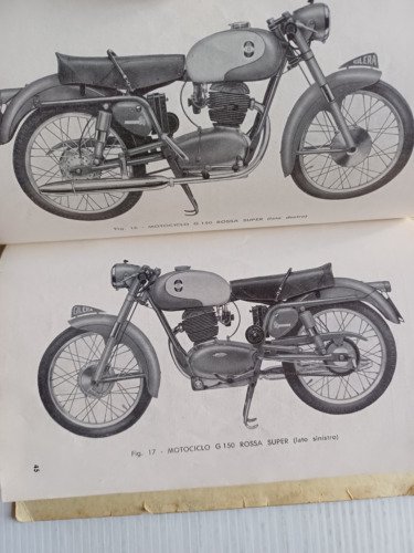 Gilera G 150 SPORT - ROSSA SUPER 1959 manuale uso …