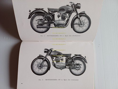 Gilera G 150 Sport - Turismo 1953 manuale uso manutenzione …