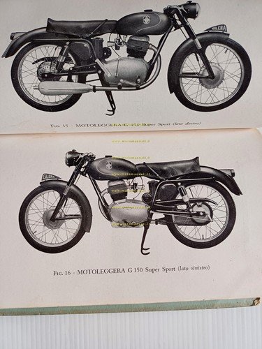 Gilera G 150 Sport -Super Sport -Turismo 1957 manuale uso …