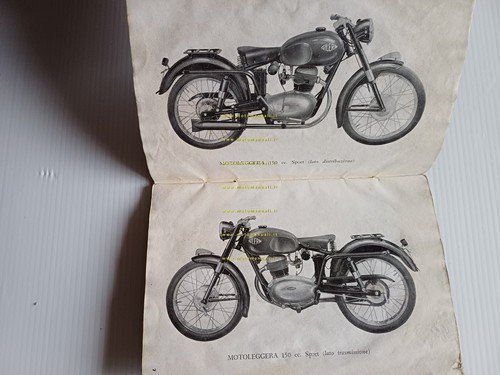 Gilera G 150 Sport 1951 manuale uso manutenzione libretto originale