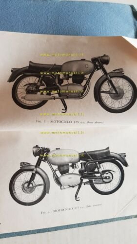 Gilera G 175 1956 manuale uso originale moto genuine owner's …