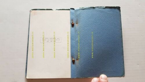 Gilera G 175 1956 manuale uso originale moto genuine owner's …