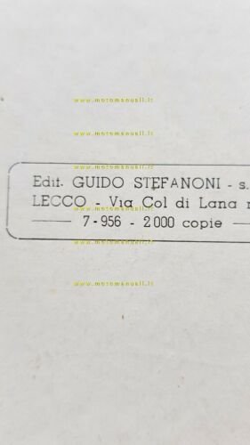 Gilera G 175 1956 manuale uso originale moto genuine owner's …