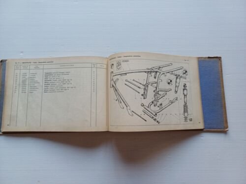 Gilera G 175 1a Serie 1957 catalogo ricambi originale