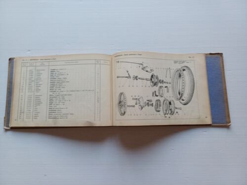 Gilera G 175 1a Serie 1957 catalogo ricambi originale