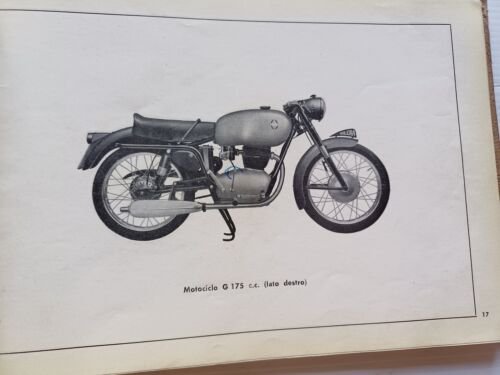 Gilera G 175 1a Serie 1957 catalogo ricambi originale