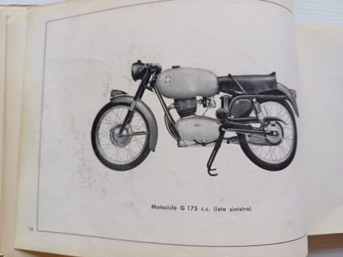 Gilera G 175 1a Serie 1957 catalogo ricambi originale