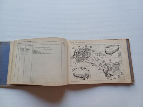 Gilera G 175 1a Serie 1957 catalogo ricambi originale