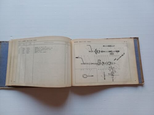 Gilera G 175 1a Serie 1957 catalogo ricambi originale