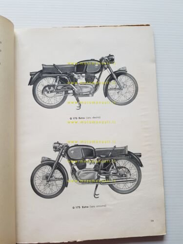 Gilera G 175 Extra - Rossa Extra 1958 catalogo ricambi …