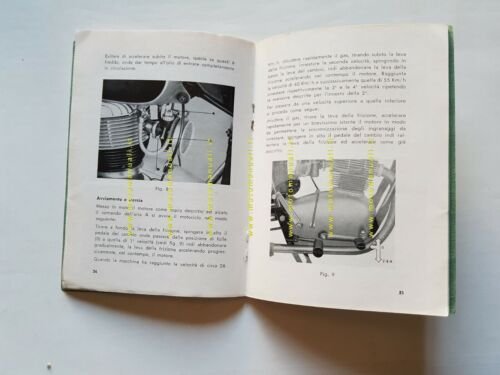Gilera G 175 GT 1° serie 1957 manuale uso manutenzione …