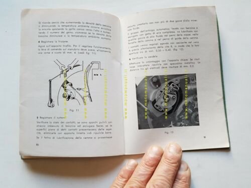 Gilera G 175 GT 1° serie 1957 manuale uso manutenzione …