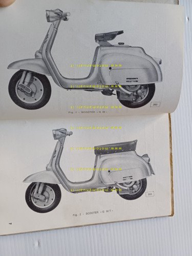 Gilera G 50 - G 50 T scooter 1962 manuale …