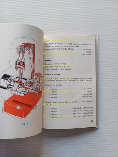 Gilera Giubileo 150 1962 manuale uso manutenzione libretto istruzioni originale