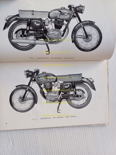 Gilera Giubileo 150 1962 manuale uso manutenzione libretto istruzioni originale