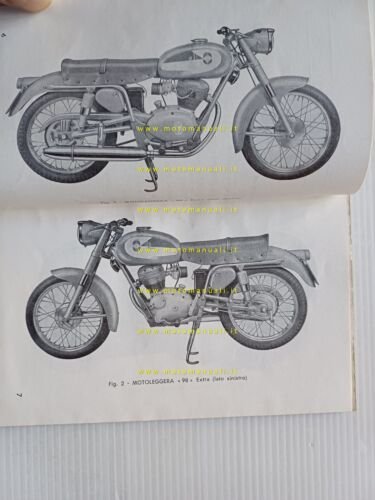 Gilera Giubileo 98 1960 manuale uso manutenzione libretto istruzioni originale