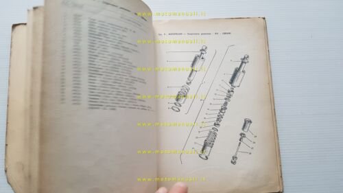 Gilera Giubileo 98 Extra-Normale-Monoposto 1963 catalogo ricambi originale