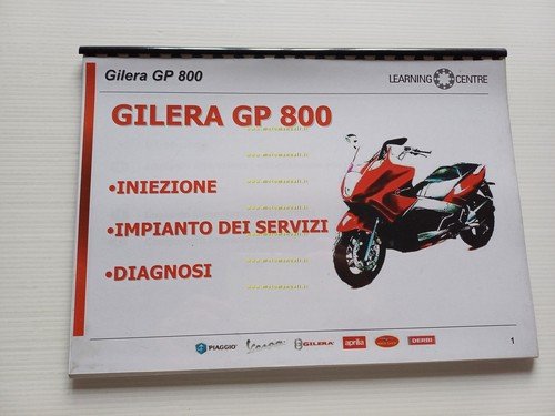 Gilera GP 800 Iniezione - Diagnosi Corso formazione ITALIANO manuale …
