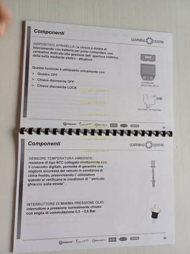 Gilera GP 800 Iniezione - Diagnosi Corso formazione ITALIANO manuale …