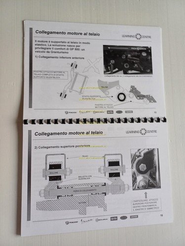 Gilera GP 800 Tabella dati - manutenzione Corso formazione manuale …