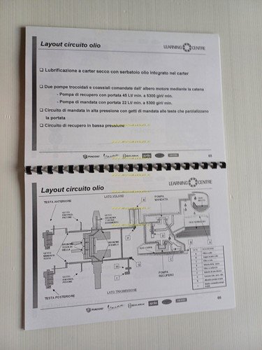 Gilera GP 800 Tabella dati - manutenzione Corso formazione manuale …
