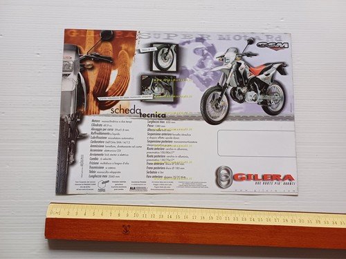 Gilera GSM 50 2002 depliant italiano originale