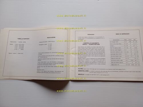 Gilera HX 250 Competizione 1983-84 manuale uso carat. tecniche +catalogo …