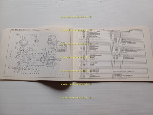 Gilera HX 250 Competizione 1983-84 manuale uso carat. tecniche +catalogo …