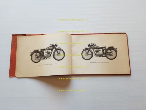 Gilera motoleggera 125 1950 catalogo ricambi originale