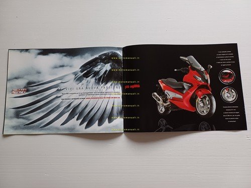 Gilera Nexus 500 depliant italiano originale