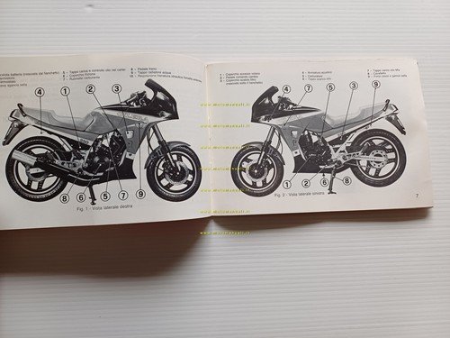 Gilera NGR 250 1985 manuale uso manutenzione libretto istruzioni originale